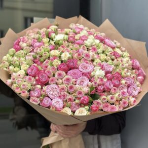 91 кущова піоноподібна троянда