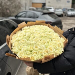 71 біла троянда