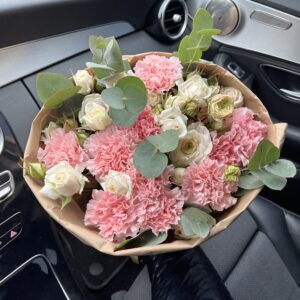 Букет в еко пакуванні