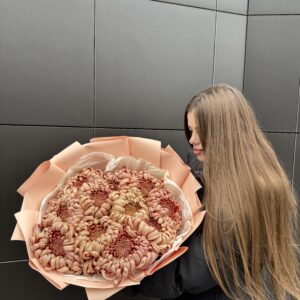 Букет з хризантеми «Вієна»